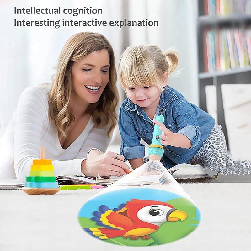 Kids Educational Slide Flashlight Torch