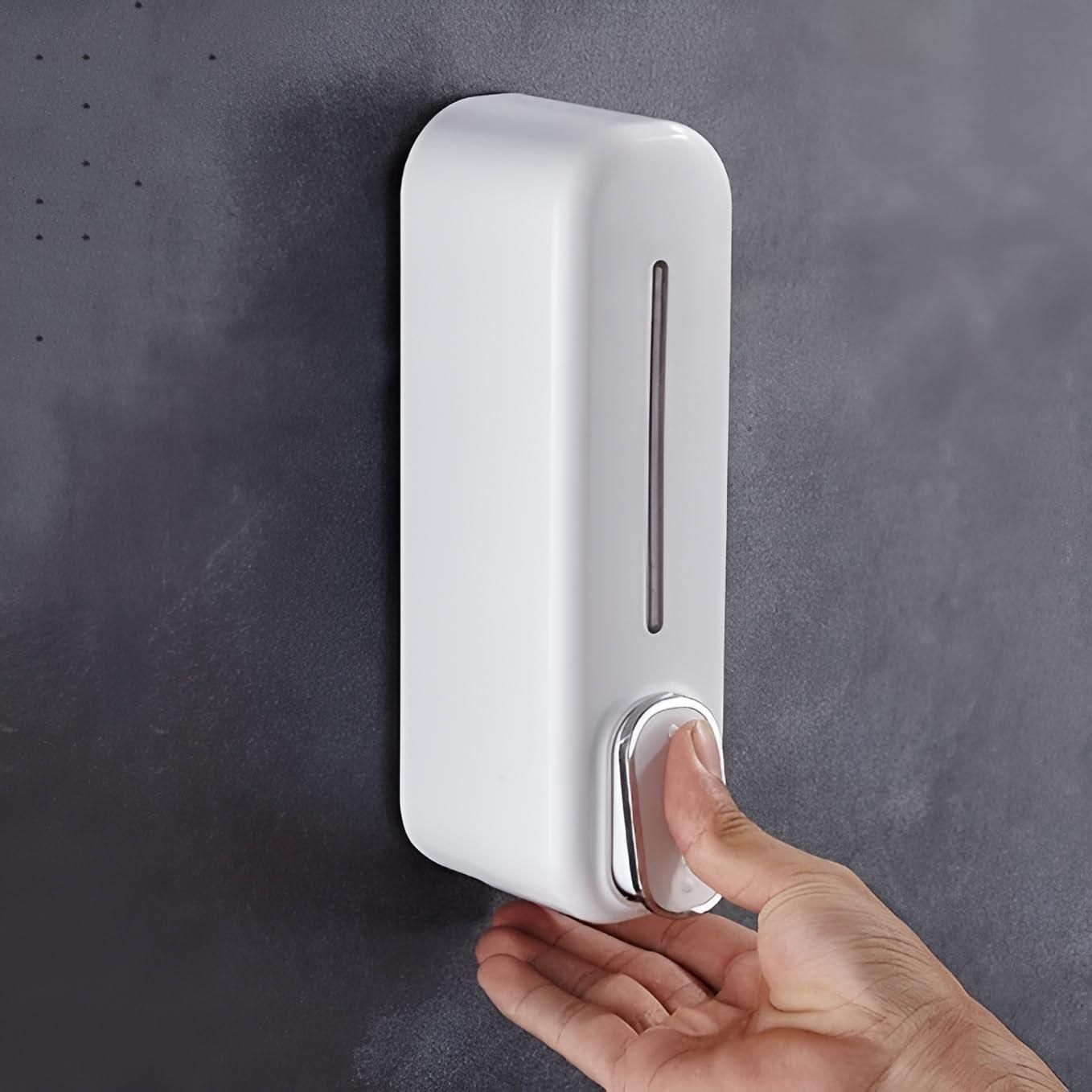 Wall-Mounted Soap Dispenser Manual – Easy Press for Bathroom & Kitchen