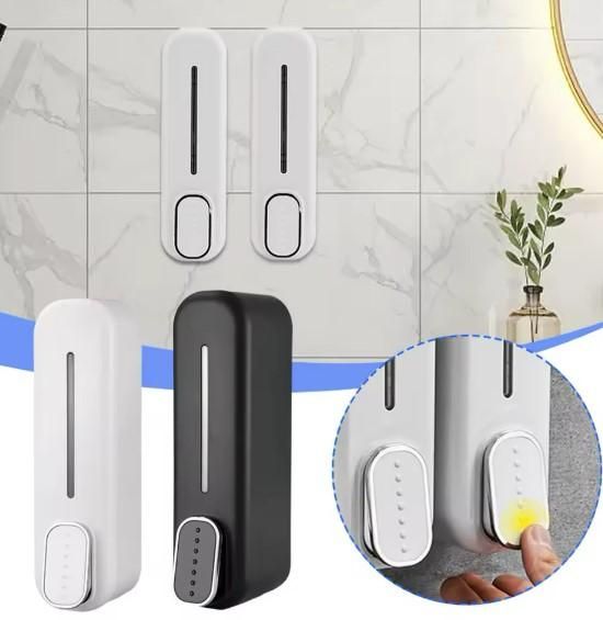 Wall-Mounted Soap Dispenser Manual – Easy Press for Bathroom & Kitchen