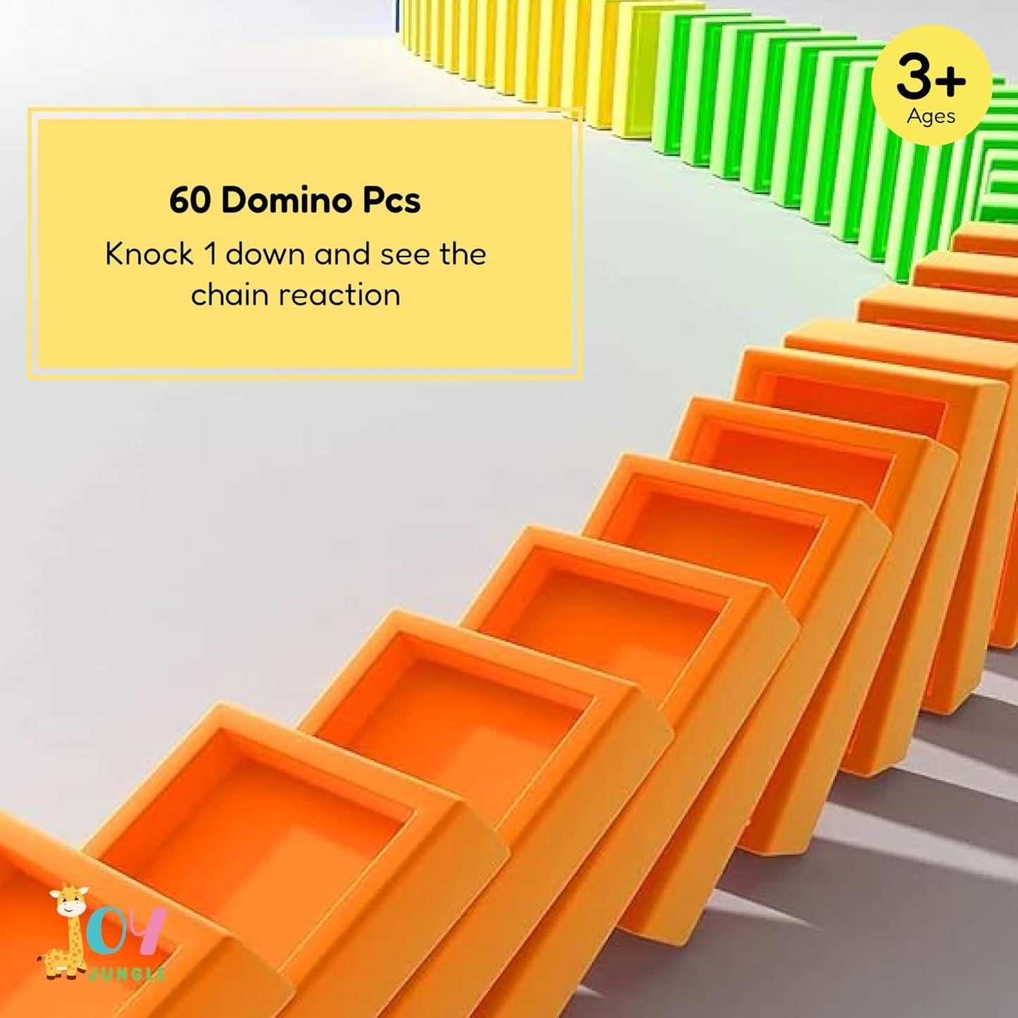 STEM Train Domino Toy for Kids – Safe & Educational