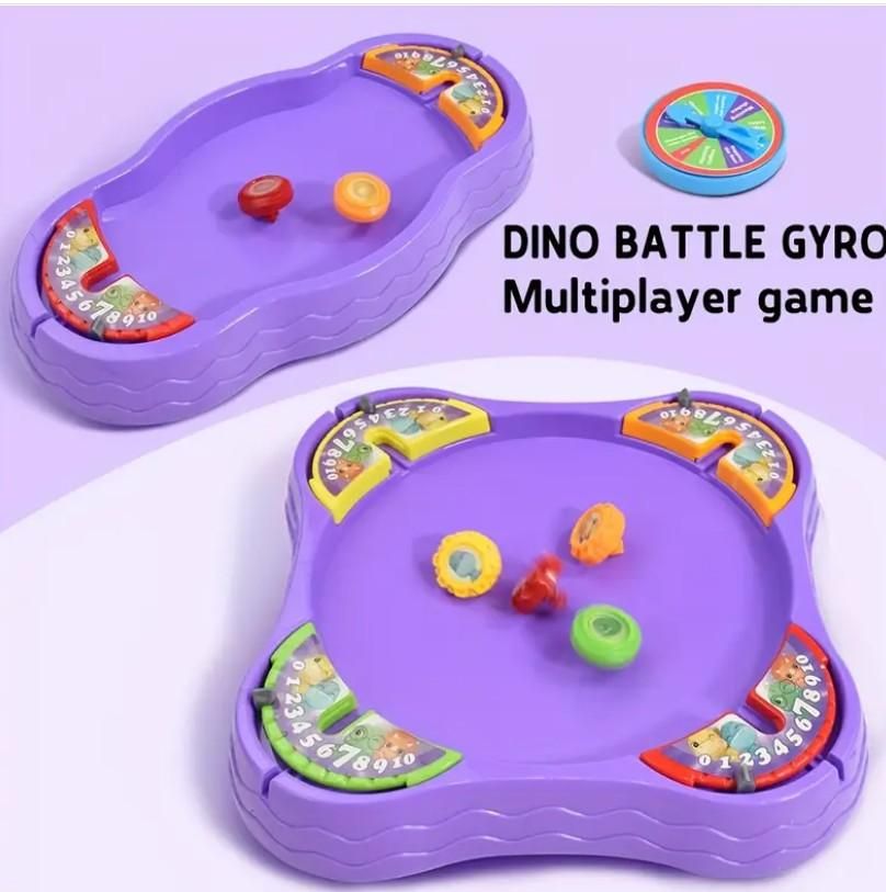 Epic Dino Battle Gyro Spinning Toy – Thrilling Board Game for Kids