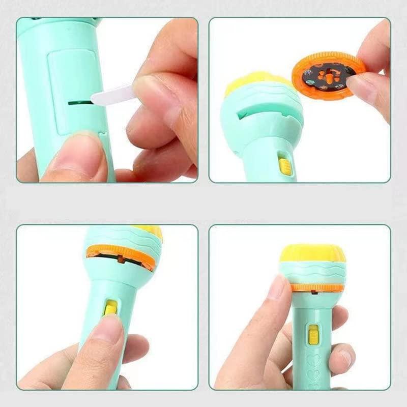 Kids Educational Slide Flashlight Torch