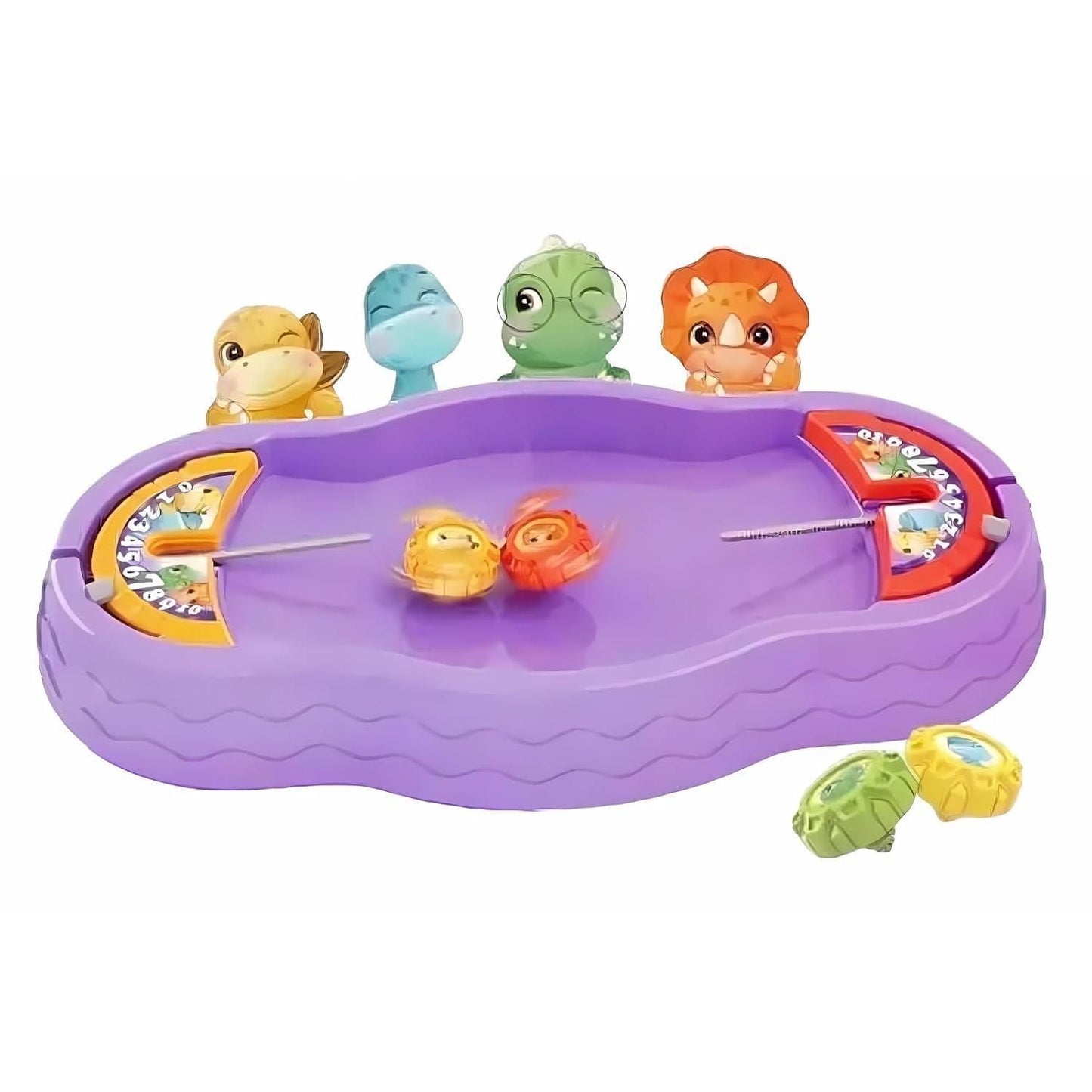 Epic Dino Battle Gyro Spinning Toy – Thrilling Board Game for Kids