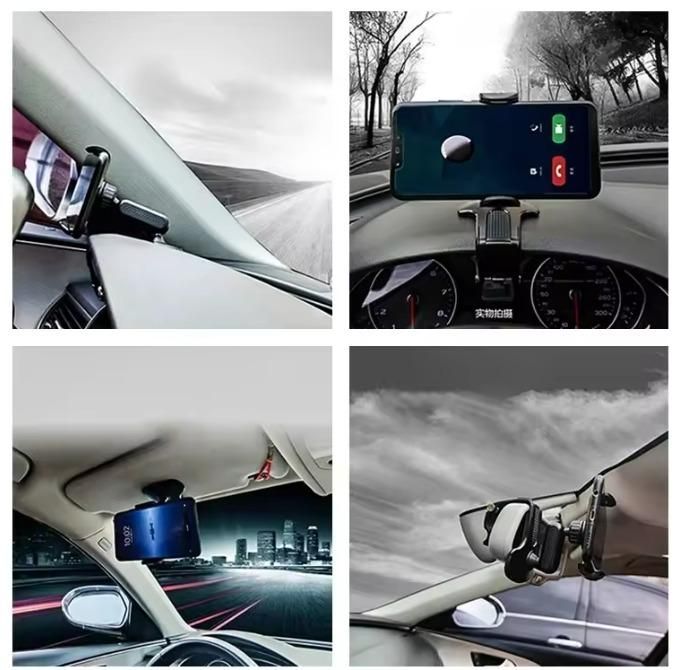 Phone Holder 360° Rotation – Adjustable Mount for Car & Desk