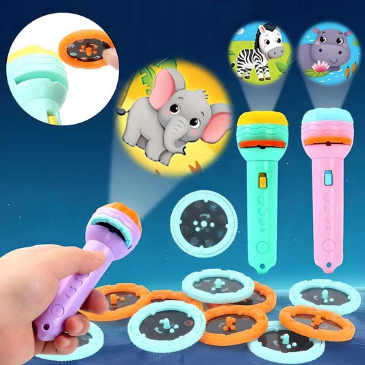 Kids Educational Slide Flashlight Torch