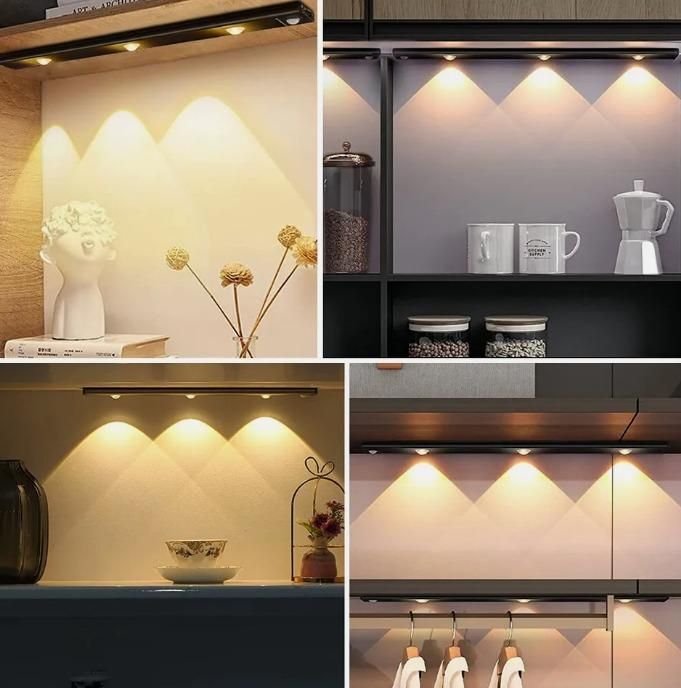 ED PIR Motion Sensor Cabinet Light – USB Rechargeable, Automatic On/Off