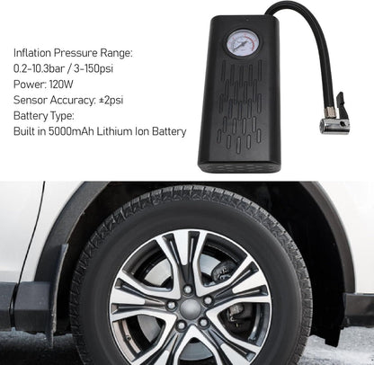 Portable Tire Inflator – Compact Air Compressor for Car, Bike & SUV