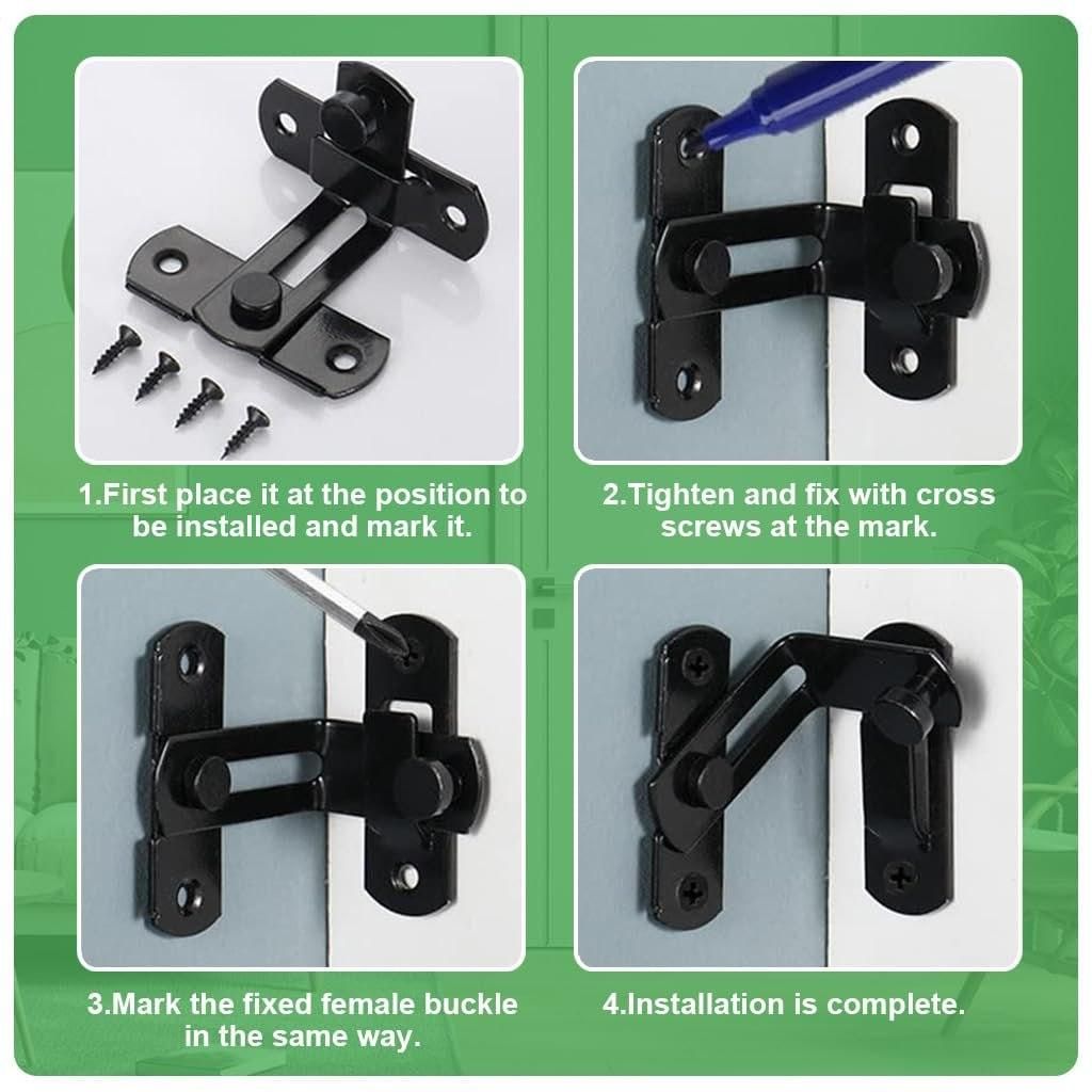 Heavy Duty 90 Degree Right Angle Lock – Easy to Install & Durable