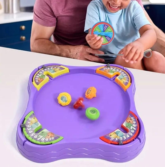 Epic Dino Battle Gyro Spinning Toy – Thrilling Board Game for Kids
