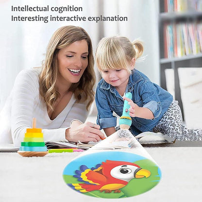 Kids Educational Slide Flashlight Torch