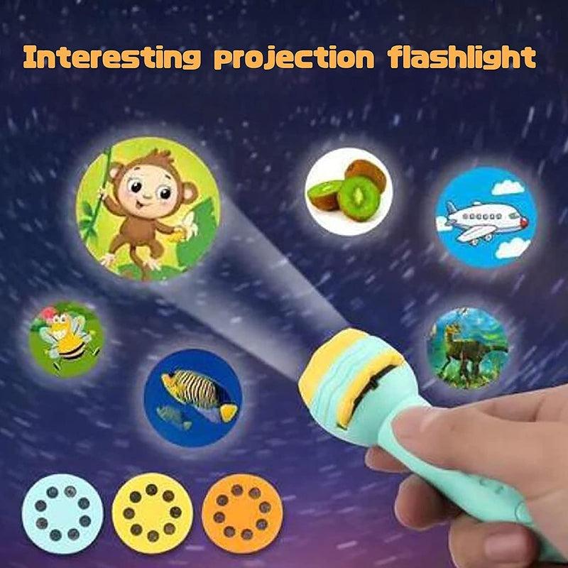 Kids Educational Slide Flashlight Torch