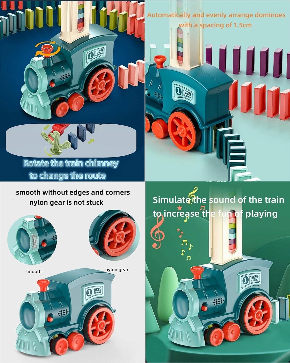 STEM Train Domino Toy for Kids – Safe & Educational