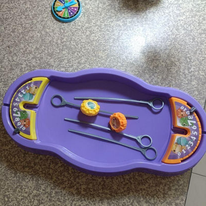 Epic Dino Battle Gyro Spinning Toy – Thrilling Board Game for Kids
