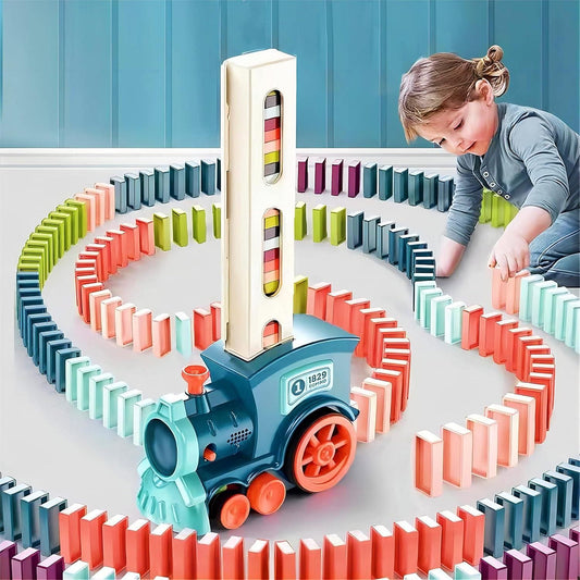 STEM Train Domino Toy for Kids – Safe & Educational