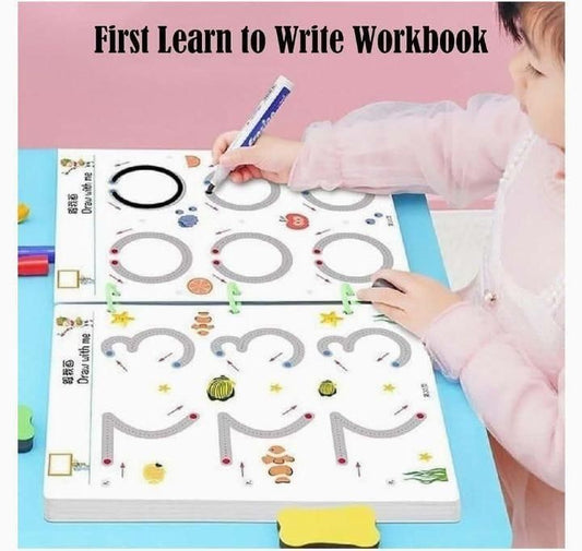 Kids’ Pen Control Training Workbook – Fun Handwriting & Drawing Exercises