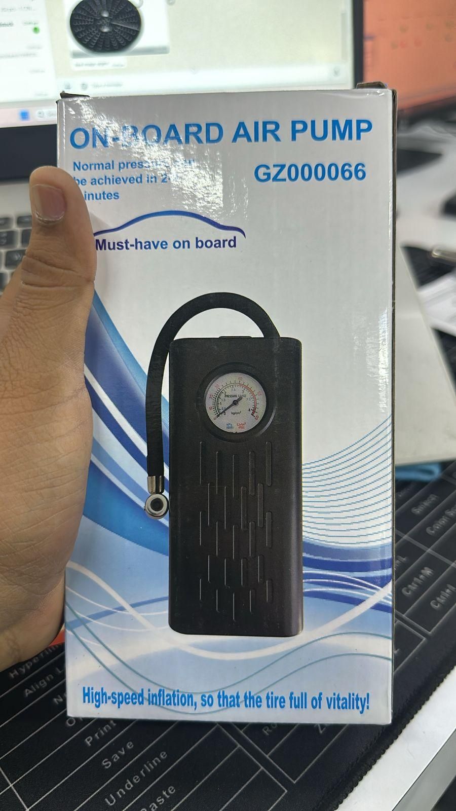 Portable Tire Inflator – Compact Air Compressor for Car, Bike & SUV