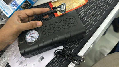 Portable Tire Inflator – Compact Air Compressor for Car, Bike & SUV