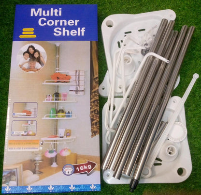 Multi-Tier Stainless Steel Tripod Storage Rack – Space-Saving Shelf