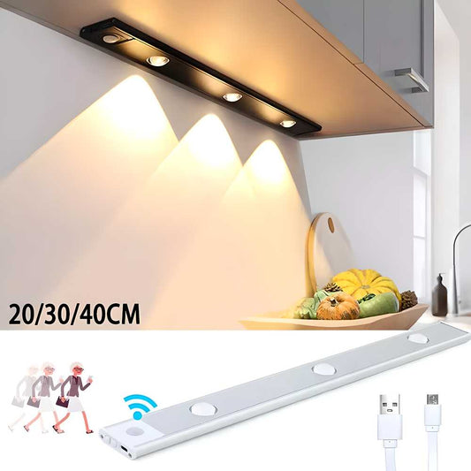 ED PIR Motion Sensor Cabinet Light – USB Rechargeable, Automatic On/Off