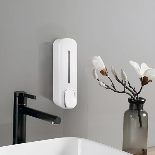 Wall-Mounted Soap Dispenser Manual – Easy Press for Bathroom & Kitchen