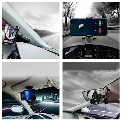 Phone Holder 360° Rotation – Adjustable Mount for Car & Desk